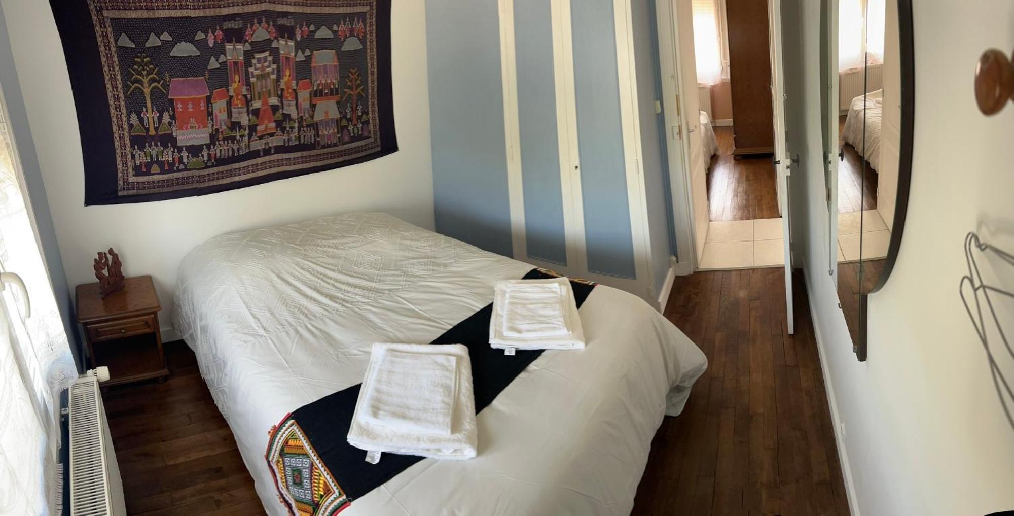 5Min Futuroscope 80M2 - 3 Chambres - Parking Prive - Wifi - Jardin Chasseneuil-du-Poitou Luaran gambar
